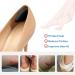 Clundoo Anti-Slip Heel Cushions - 8 Pieces (4 Pairs) Self-Adhesive for Big Shoes Blister Prevention for Leather & High Heels - Buy Online on GoSupps.com