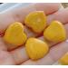 XIANNVXI 10 PC Yellow Jade Crystals Heart Stones Set - Polished Natural Healing Gemstones for Luck & Wellness | International Shipping - Buy Online on GoSupps.com