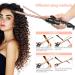 Haglater 3/8 Inch Curling Wand - Ceramic Barrel Curling Iron for Short & Long Hair - 9mm Thin Curling Tong with Adjustable Temperature - Buy Online on GoSupps.com
