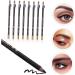 FOYTOKI 8pcs Pencil Sharpener Eyebrow Pencil Eyebrow Pen Pencil Lasting Eyebrow Pencil Makeup Pencils 1 count (Pack of 1) Black - Buy Online on GoSupps.com