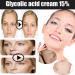 Glycolic Acid Cream 15% - Lifting & Firming Hydrating Moisturizer for Dark Spots & Fine Lines - 50g/1.7oz Exfoliating Pore Treatment - Buy Online on GoSupps.com