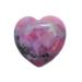 Steinfixx - Gem Stone Herz I Heilstein I Gl cksstein I Chakra -Stein I Taschenstein |Massage stone |Gift for the loved ones (Rhodonite)