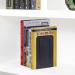 Acrimet Premium Metal Bookends - Non-Slip Heavy Duty Black | 1 Pair for Home & Office Organization - Buy Online on GoSupps.com