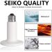 2 Pack 100W BOEESPAT Ceramic Heat Emitter Bulb - Reptile Heat Lamp for Pets - White - Buy Online on GoSupps.com
