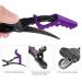 24 PCS Professional Hair Clamps - Plastic Crocodile Clips for Hairdressers | Durable Hair Accessories & Stencils - Buy Online on GoSupps.com