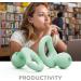 Everyday Earplugs - Ultra Soft Customizable Noise Protection for Sleep & Travel - Up to -30dB Reduction Reusable & Sustainable (Mint - Buy Online on GoSupps.com