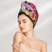 Buy Colorful Tie Dye Microfiber Hair Towel | Super Absorbent Coral Velvet Wrap for Long Curly & Thick Hair - Quick Dry & Soft for Women - Buy Online on GoSupps.com