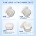 Denture Bath Case with Strainer - Portable Retainer Cleaner Cup for Household/Travel - Leak Proof and Easy to Clean - White - Buy Online on GoSupps.com