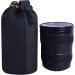4 Pack Neoprene Camera Lens Pouch Set for Canon, Nikon, Sony, Olympus, Pentax - Black and Orange - Buy Online on GoSupps.com