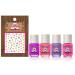 Piggy Paint Swirls & Twirls Nail Polish Gift Set - Non-Toxic, Safe, Cruelty-Free, Vegan, Low Odor for Kids - Buy Online on GoSupps.com