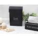 AuldHome Enamelware Lint Holder Bin - Black | Modern Farmhouse Laundry Room Decor for International Shipping - Buy Online on GoSupps.com