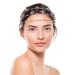 Beaupretty Rhinestone Star Crown Tiara: Bridal Headpiece Wedding Hairband in Silver - Buy Online on GoSupps.com