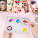 4-in-2 Makeup Mixing Palette Set | Stainless Steel Tray & Spatula for Foundation Eye Shadow & Nail Art - Buy Online on GoSupps.com
