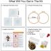 Anidaroel Embroidery Starter Kit for Adults - 3 Sets Stamped Cross Stitch Kits with Fabric, Hoops, Threads, Needles - Beginner Embroidery Set - Buy Online on GoSupps.com