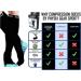 Physix Gear Sport Compression Socks for Men & Women - Set of 3 (Black/Blue, Black/Grey, Black/Pink) - L-XL Size - Buy Online on GoSupps.com