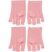 Stretchy UV Gloves Hand Protection Reusable Professional Nail Lamp Fingerless UV Gloves for Nail Art Skincare - Buy Online on GoSupps.com