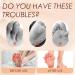 Pouch Toe Pad 2 Pairs Silicone Toe-Caps Set for Ballet Pointe Shoes - White & Skin Color - Buy Online on GoSupps.com
