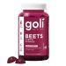 Goli Nutritional Supplement Beets Cardio Gummy - 60 Count - 100mg CoQ10 & Beet Root Extract - Gluten-Free Vegan Non-GMO and Gelatin-Free. Nature's Great Superfood. Beets 60 Count (Pack of 1)