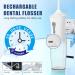 Portable Cordless Water Dental Flosser - 4 Jet Tips 3 Modes Rechargeable Oral Irrigator for Teeth - International Shipping Available - Buy Online on GoSupps.com