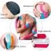 Pre-Cut Black Kinesiology Sports Tape - 20 Pieces, 5cm x 5m - Prevent Muscle Damage, Protect Joints, Relieve Pain - Buy Online on GoSupps.com