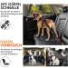Eyin 3-in-1 Dog Seat Belt | Reflective Elastic Nylon for All Breeds | Universal Fit for Car Seats | Adjustable 90cm (62-90cm) - Black - Buy Online on GoSupps.com