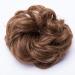 Hair Bun Extensions Messy Curly Wavy Hair Scrunchies Hairpieces Synthetic Donut Updo Hair Pieces Ponytail Extensions for Women Light Brown - Buy Online on GoSupps.com