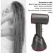 Hair Dryer Cordless Hair Dryer Grey Easy to Clean Rechargeable with Fixed Base for Outdoor Motorhome US Plug - Buy Online on GoSupps.com