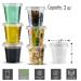 100 pack Premium 2 oz. Jello Shot Cups with Leak-Resistant Lids - Durable & Clear Disposable Plastic Souffl Portion Cups - Easy Snap-On, Tight Fit - Fully Transparent - Buy Online on GoSupps.com