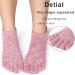 HABITER Women's Cotton Toe Socks - Lightweight No Show Running Socks 4 Pack - Multi-colored - Buy Online on GoSupps.com
