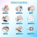 Rechargeable Electric Foot Callus Remover Kit | Waterproof Pedicure Tool with 4 Grinding Heads | Foot Care for Dead Skin | Ideal Gift - Black - Buy Online on GoSupps.com