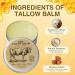 Beef Tallow for Skin, Tallow and Honey Balm,Tallow Face Moisturizer, Natural Grass-Fed Beef Tallow Balm with Raw Honey Moisturizing Cream for Body Lotion Skin Care - Buy Online on GoSupps.com