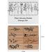 Dizdkizd 8-Piece Plant and Flower Wooden Rubber Stamp Set for DIY Crafts and Scrapbooking - Buy Online on GoSupps.com