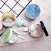 Nfegsiya Marble Pattern Contact Lens Case with Mirror - Portable Round Eye Lens Container Gift (White) - Buy Online on GoSupps.com