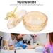 Nails Tips Art Dappen Dish with Lid Transparent Glass Nail Art Cup for Liquid Jewelry Display - Buy Online on GoSupps.com