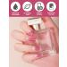 EBANKU Pink Flash Gel Nail Strips | Long Lasting Waterproof Nail Polish Wraps | Includes Cuticle Stick, Nail File & Wipes - Buy Online on GoSupps.com