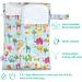 HBselect 2pcs Wet Dry Nappy Bag Reusable and Washable | Portable Baby Diaper Storage Bags | Elephant & Lion Pattern | Travel Essential - Buy Online on GoSupps.com