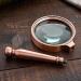 Portable Magnifier Handheld All Metal Red Bronze 10 Times HD Optical Full of Stars - Buy Online on GoSupps.com