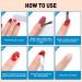 XIFEPFR Gel Nail Polish Remover Kit - Professional 2 Pack with Liquid Latex & Manicure Tools - Remove Gel Polish in 2-5 Minutes - Buy Online on GoSupps.com