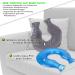 KUFL High-Quality Neck Heat Bottle | Soft Fleece PVC Pain Relief for Neck Back & Shoulders - Ideal for Heat Therapy (Gray) - Buy Online on GoSupps.com