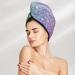 Super Absorbent Glitter Microfiber Hair Towel Wrap - Quick Dry Coral Velvet Cap for All Hair Types - Buy Online on GoSupps.com