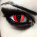Design lenses colored red cat eyes Halloween costume contact lenses 1 pair (2 pieces) soft snakes color lenses without strength red cateye "