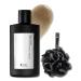 Bamboo Charcoal Exfoliating & Radiance Body Wash | Body Wash to Exfoliate Rough and Bumpy Skin | Hypoallergenic Paraben-Free Sulfate-Free Cruelty-free | Moisturizing Skin Cleanser