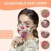 50pcs Floral Disposable Face Mask Adults 3Ply Colorful Paper Masks - Pack of 50 Count - Spring Summer Beautiful Printed Facemask for Men and Women - Flower-8 - Buy Online on GoSupps.com