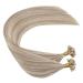 Ugeat 35cm Keratin Bonding Real Hair Extensions - U Tip 1g/Strands Ash Blonde Highlights (#18P613) - 50 Strands 14 Inch Quality Real Hair - Buy Online on GoSupps.com