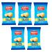Amica Chips Pallina al Formaggio Pack of 5 corn snacks with cheese flavor and salty snack 125 g