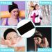 Gekvo 7cm Black Unisex Headband for Women - Stretchy Headband for Workout, Yoga & Running - Sweat-Wicking & Breathable Hair Band - Buy Online on GoSupps.com
