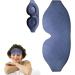 Buy Adjustable Blackout Eye Mask for Side Sleepers - Perfect Travel Sleep Aid & Meditation Blindfold - Cozy Sleep Mask in Blue - Buy Online on GoSupps.com