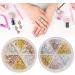 Nail Art Decoration Stylish Manicure Tool Accessory High Quality Alloy Material 6 Grids Designs 2 Boxes Available Easy to Operate - Buy Online on GoSupps.com