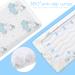 Hocaies 100% Cotton Stroller Mattress Cover & Clamping Sheet for Baby - Fits 78x36cm/80x40cm Moses Baskets | Elephant Design - Buy Online on GoSupps.com