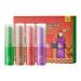 Hansber Holiday Lip Balm Box Set - 4 Full Size Tinted Balms with Assorted Scents - Perfect Gift for Friends Family Multicolor One Size One Size Multicolor
